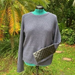 ANN TAYLOR Sweater. X-Large. Ocean Blue.